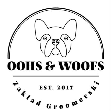 Logo OOHS & WOOFS – Zakład Groomerski, profesjonalny salon pielęgnacji psów i partner Paw Rituals.